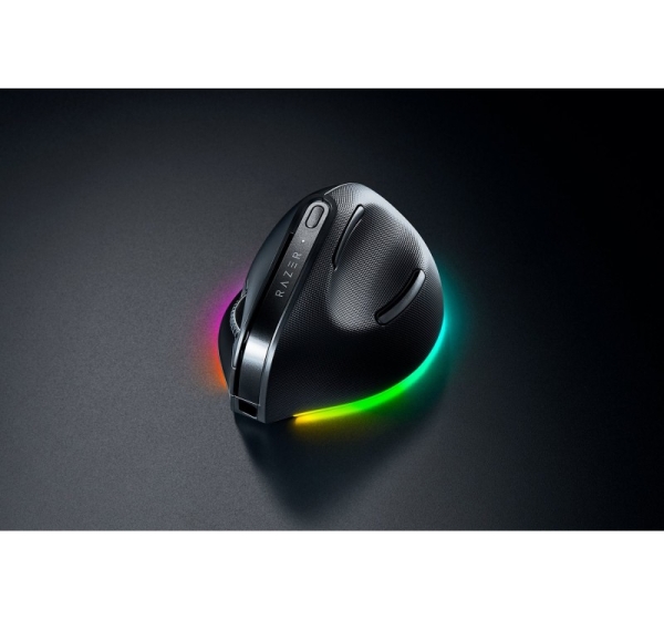 Razer Pro Click V2 Vertical mouse Universal Right-hand RF Wireless + Bluetooth + USB Type-C Optical 30000 DPI