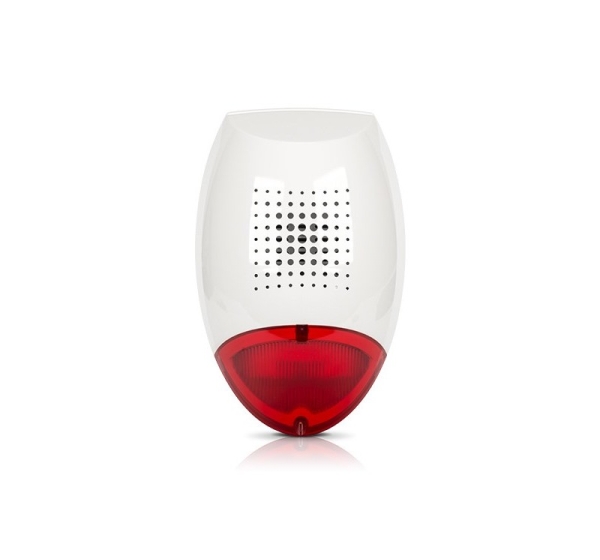 Satel SP-500 R Wired siren Outdoor Red, White