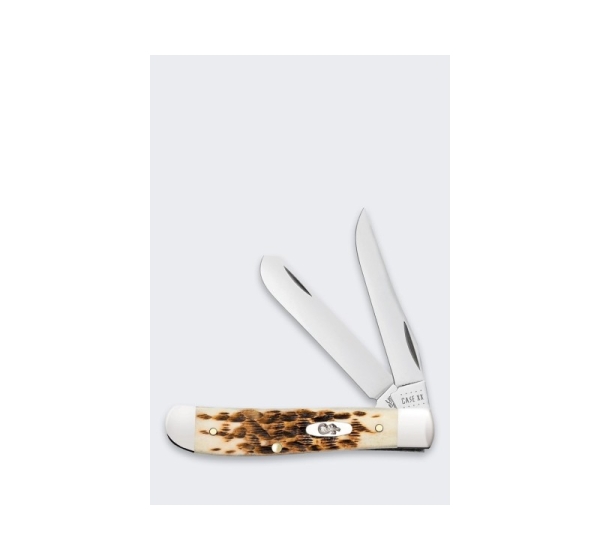 Case Mini Trapper SS Amber Bone Knife