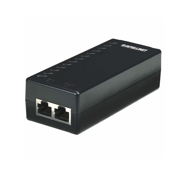 Intellinet Power over Ethernet (PoE) Injector, 1 Port, 48 V DC, IEEE 802.3af Compliant