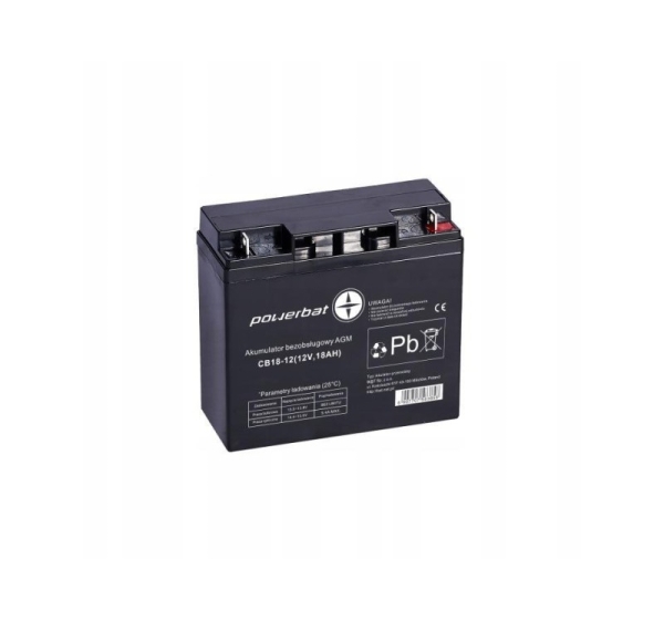 Akumulator AGM POWERBAT CB 12V 18Ah