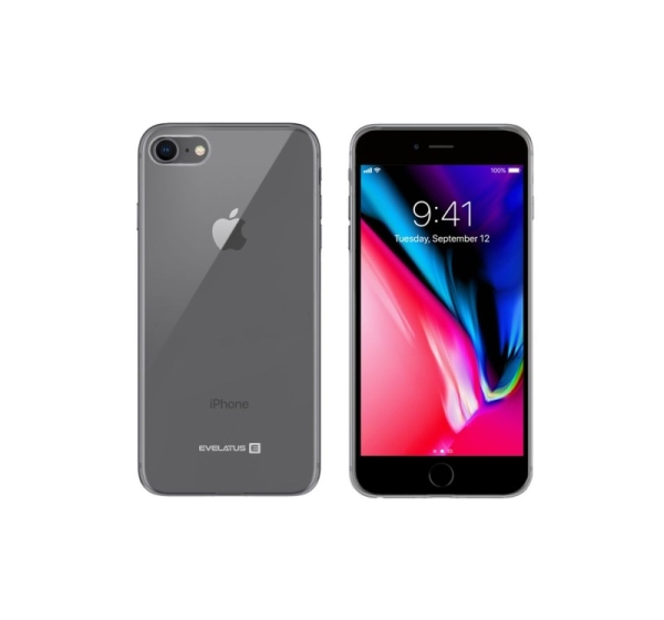 Evelatus Apple iPhone 7/8/SE2020/SE2022 Clear Silicone Case 1.5mm TPU Transparent