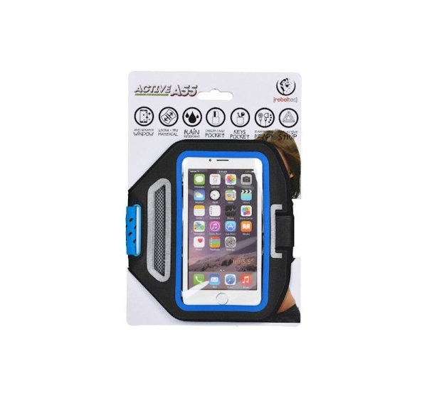 Rebeltec Universal  arm case for smartphone 5.5” Active A55 Blue