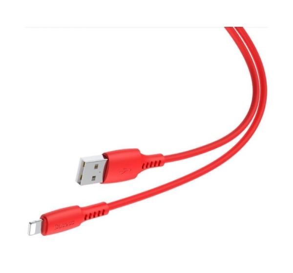 Baseus -  Colorful Cable USB to Lightning 2.4A 1.2M Red