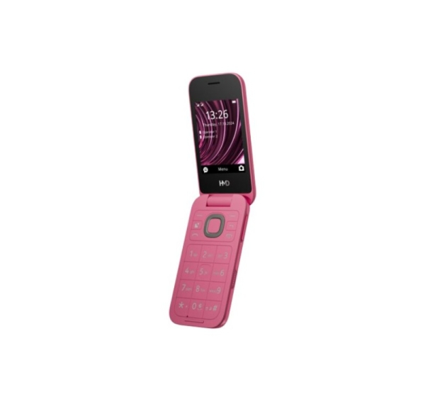 HMD HMD 2660 Flip 4G TA-1711 Dual SIM Mobile Phone Red Raspberry