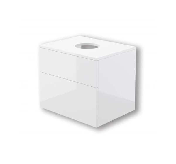 Washbasin cabinet with worktop