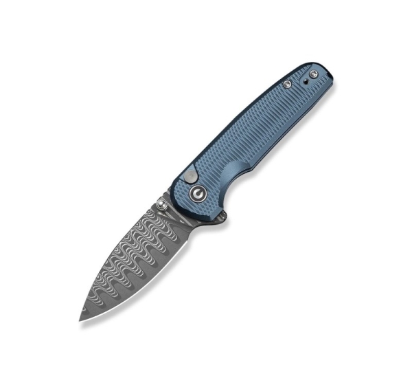 Knife CIVIVI Mini Shakan Damascus Blue