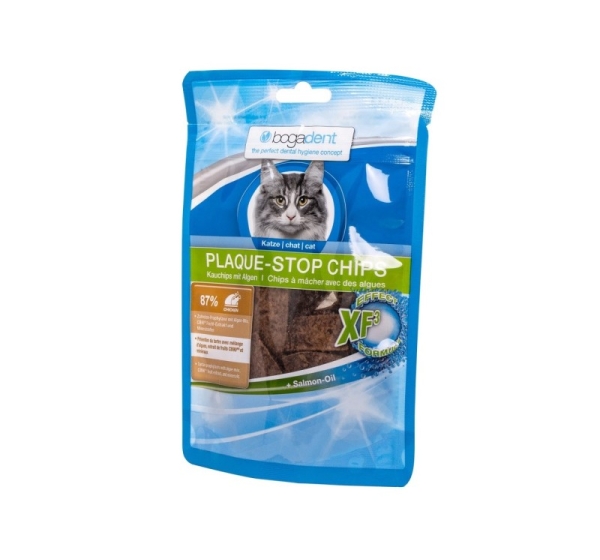 BOGAR Bogadent Plaque-stop Chips Chicken - cat treats - 50g