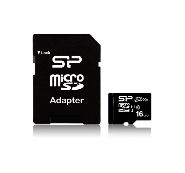 Silicon Power Elite memory card 16 GB MicroSDHC Class 10 UHS-I