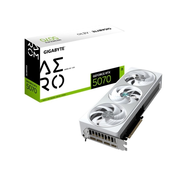 GIGABYTE GeForce RTX 5070 AERO OC 12G Graphics Card