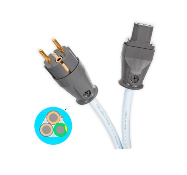LORAD 2.5 CS-EU MAINS CORD SET — Длина кабеля (м) - 2