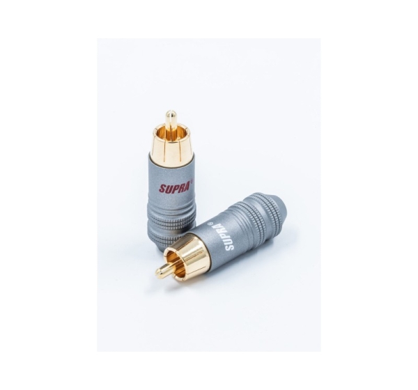 SUPRA RCA-6SC PLUG PAIR — SUPRA RCA-6SC PLUG PAIR
