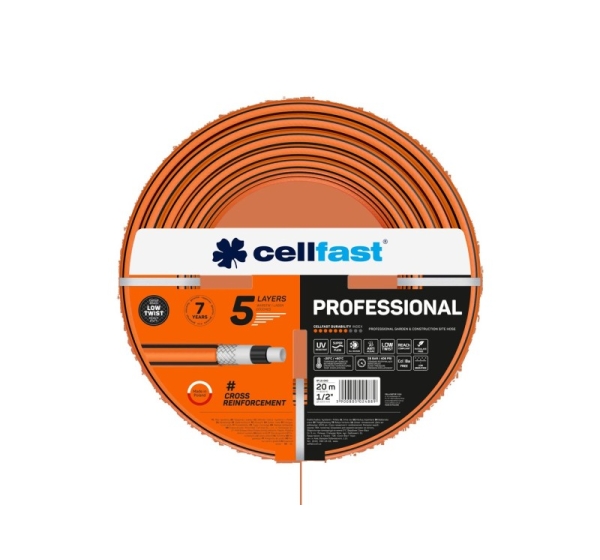 CELLFAST WĄŻ OGRODNICZY PROFESSIONAL 1/2" 50m