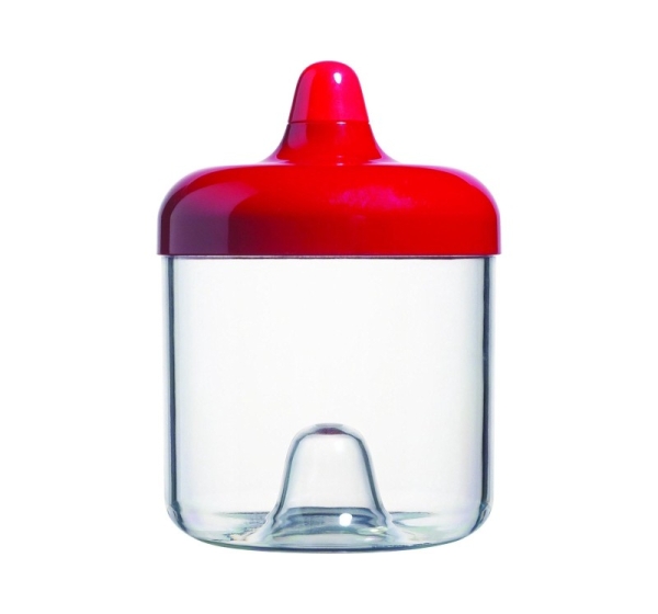 ViceVersa round canister 0.75L red 11231