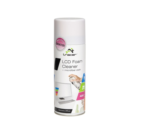 Tracer 42106 LCD Foam Cleaner + Microfiber Cloth 400ml