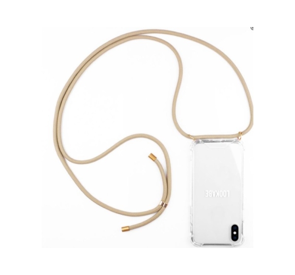 Lookabe Necklace iPhone Xr gold nude loo009