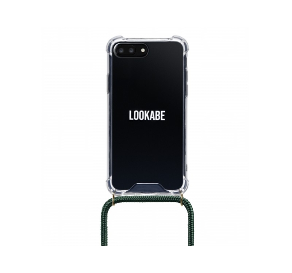 Lookabe Necklace iPhone 7/8+ gold green loo012