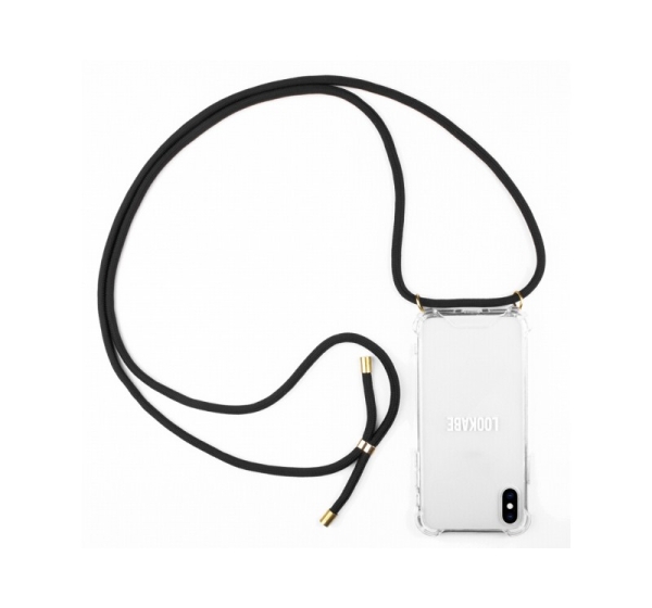 Lookabe Necklace iPhone Xs Max gold black loo005
