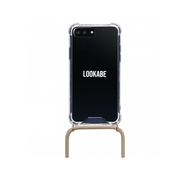 Lookabe Necklace iPhone 7/8+ gold nude loo007