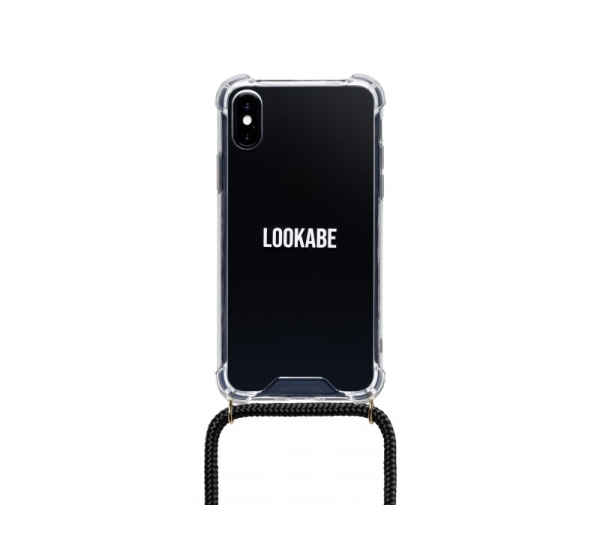 Lookabe Necklace iPhone X/Xs gold black loo003