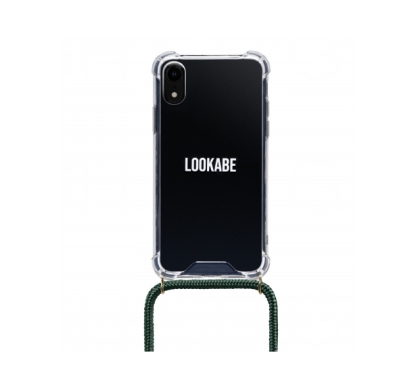 Lookabe Necklace iPhone Xr gold green loo014
