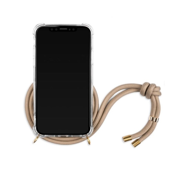 Lookabe Necklace iPhone Xs Max gold nude loo010