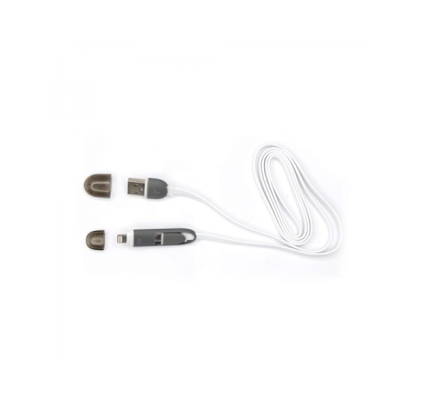 Sbox 2IN1W USB->Micro USB+IPH.5 M/M 1M white