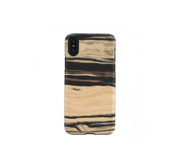 MAN&WOOD SmartPhone case iPhone X/XS white ebony black