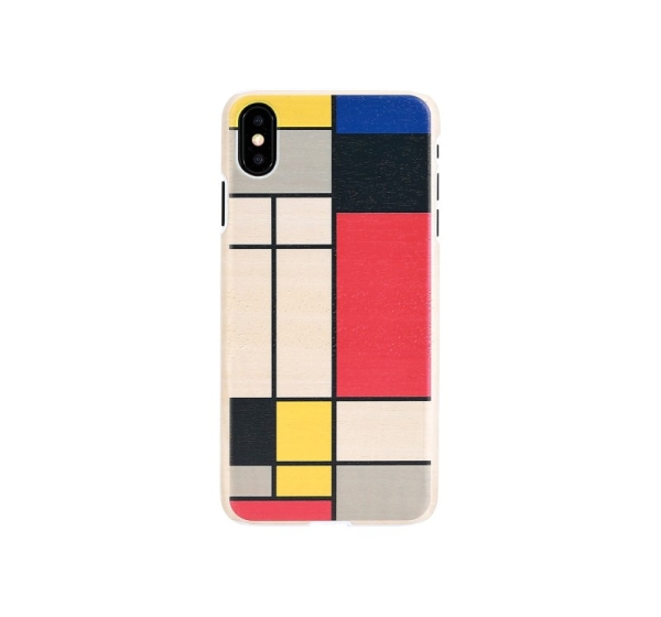 MAN&WOOD SmartPhone case iPhone X/XS modrian wood white