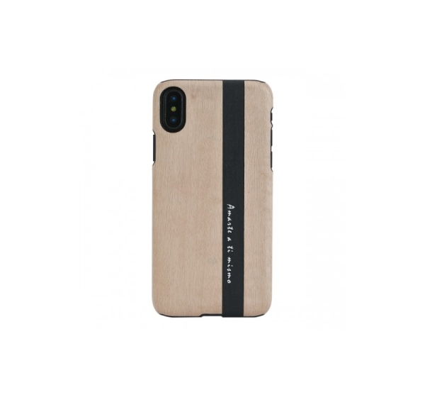MAN&WOOD SmartPhone case iPhone X/XS diario black