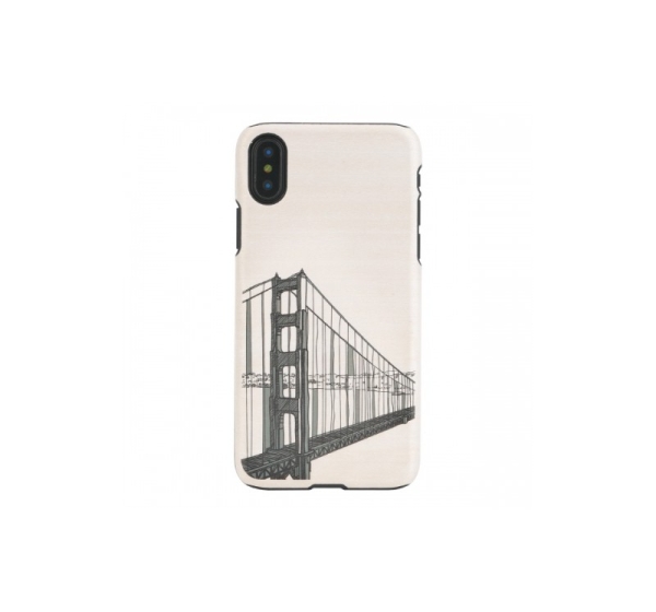 MAN&WOOD SmartPhone case iPhone X/XS hand bridge black