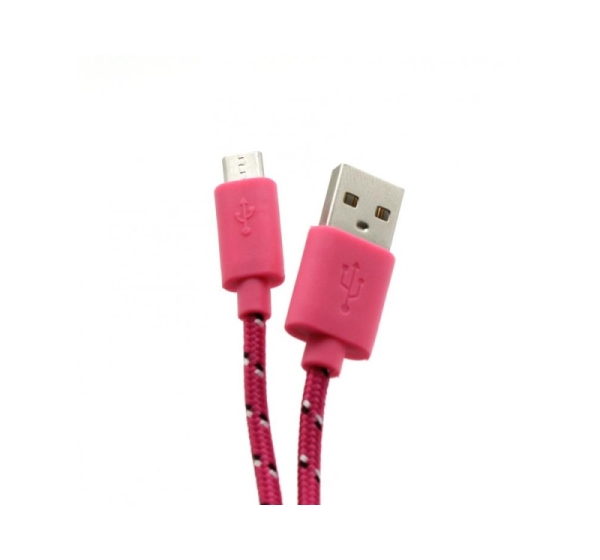 Sbox USB-1031P USB->Micro USB 1M  pink