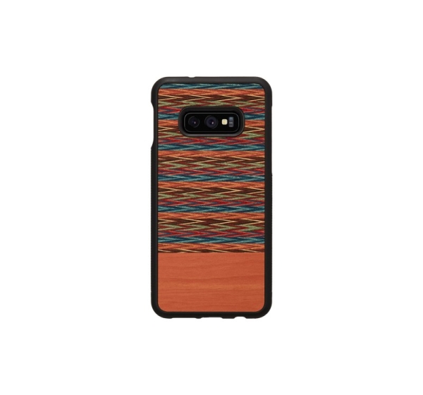 MAN&WOOD SmartPhone case Galaxy S10e browny check black