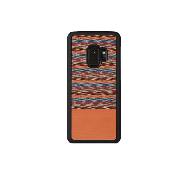 MAN&WOOD SmartPhone case Galaxy S9 browny check black