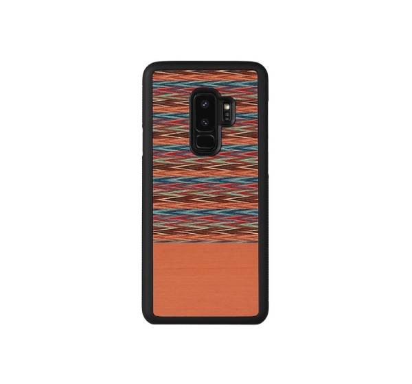 MAN&WOOD SmartPhone case Galaxy S9 Plus browny check black