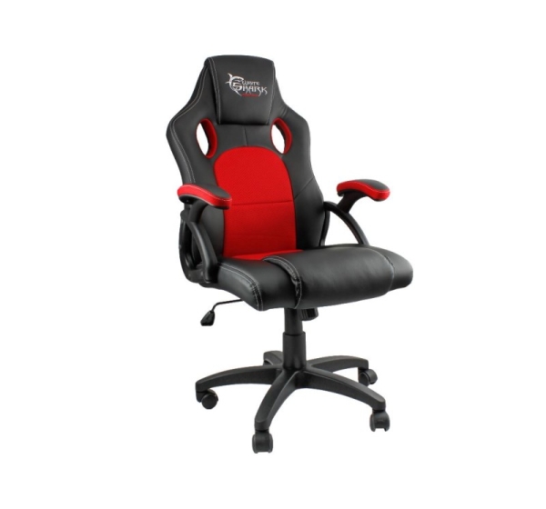 White Shark KINGS THRONE Gaming Chair,  Black/Red Y-2706