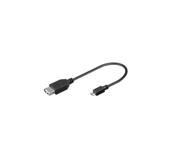 Sbox USB A F.->MICRO USB M. 0.1M USB F-MICRO M