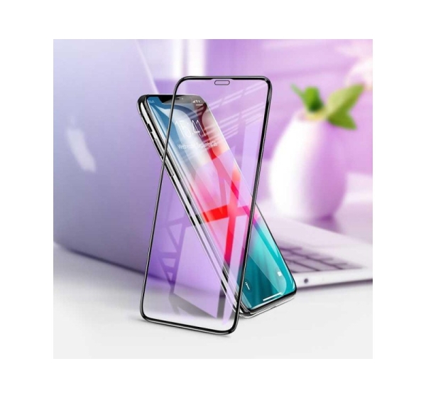 Devia Van Anti-blue Ray Full Screen Tempered Glass iPhone XR (6.1) black (10pcs)