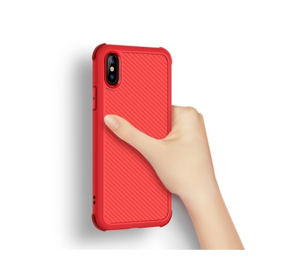 Devia Shark1 Shockproof Case iPhone XS Max (6.5) red