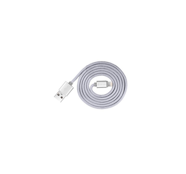 Devia Fashion Series Cable for Lightning (MFi, 2.4A 1.2M) silver