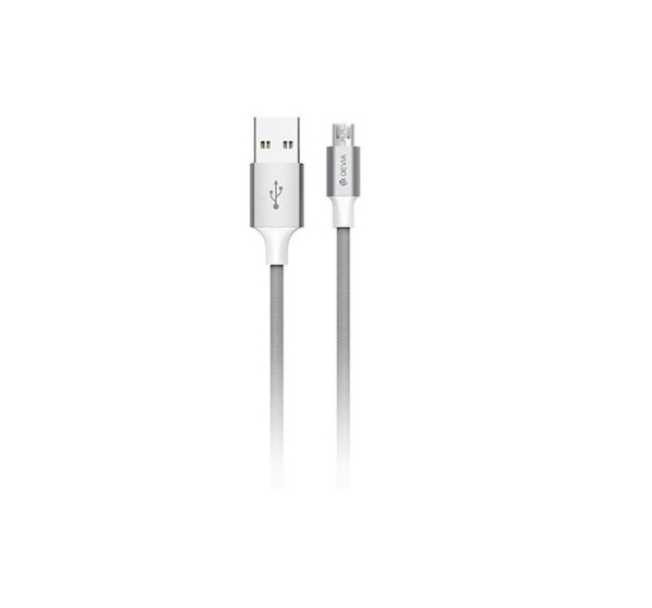 Devia Pheez Series Cable for Micro USB (5V 2.4A, 2M) grey