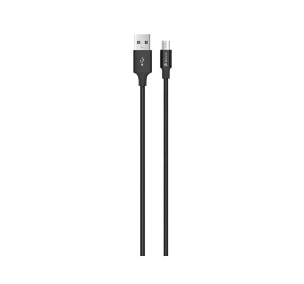 Devia Pheez Series Cable for Micro USB (5V 2.4A,1M) black