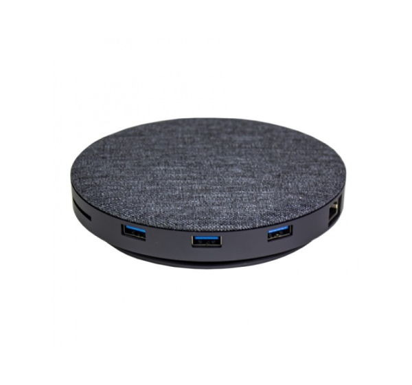 Devia UFO 10in1 HUB wireless charger gray