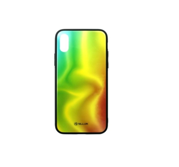 Tellur Cover Glass print for iPhone XS silk