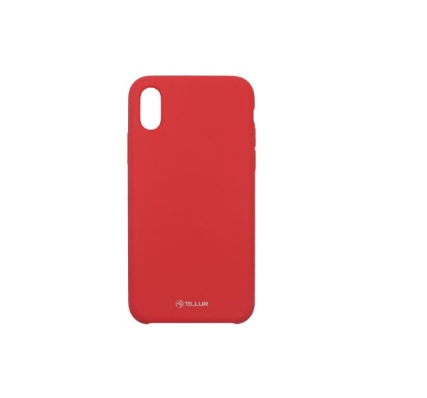 Tellur Cover Liquide Silicone for iPhone XS red