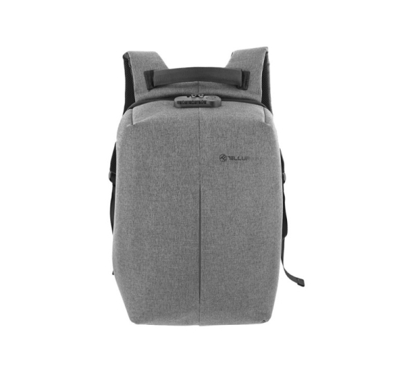 Tellur 15.6 Notebook Backpack Antitheft V2, USB Port, Gray