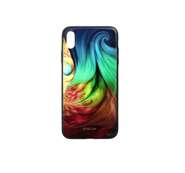 Tellur Cover Glass print for iPhone XS MAX mesmeric