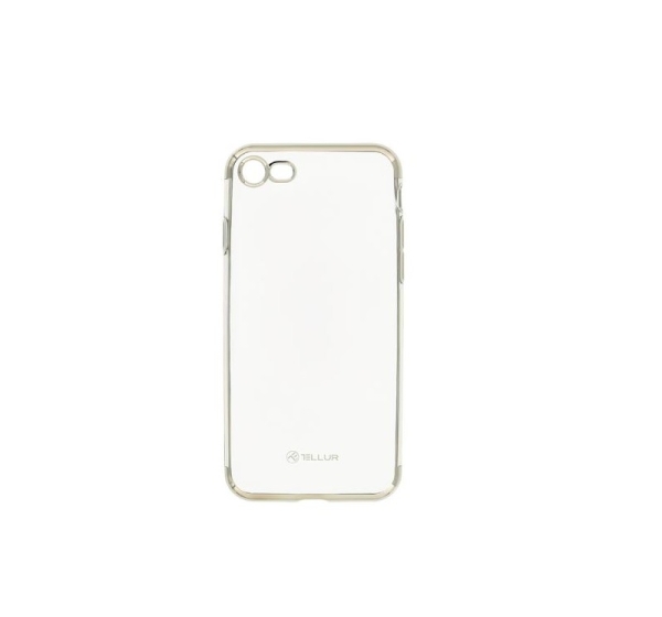 Tellur Cover Silicone Electroplated for iPhone 8 silver