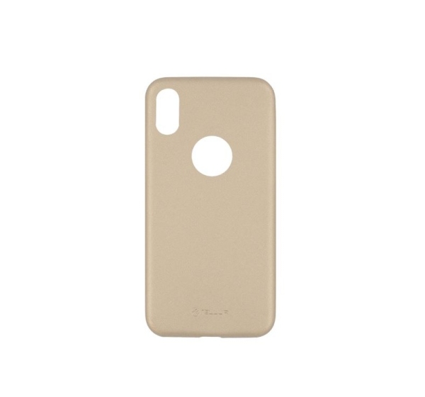 Tellur Cover Slim Synthetic Leather for iPhone X/XS gold