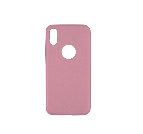 Tellur Cover Slim Synthetic Leather for iPhone X/XS pink